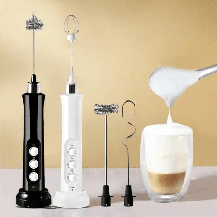 Mousseur à Lait Sans Fil 3 Vitesses - Accessoire Café Pratique - vue 1