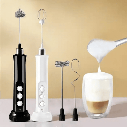 Mousseur à Lait Sans Fil 3 Vitesses - Accessoire Café Pratique - vue 1