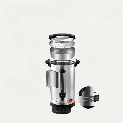 Percolateur à Café Professionnel en Acier Inoxydable 110 Tasses - vue 2