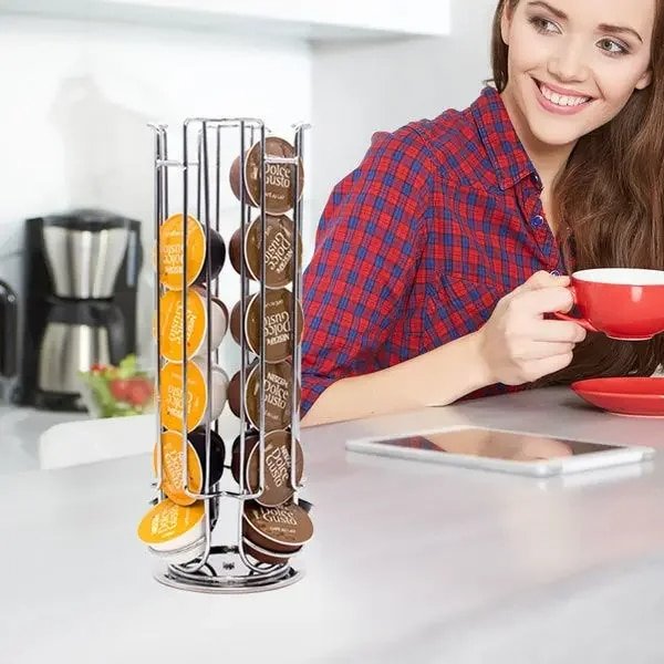 Porte Capsules Café en Métal Design Élégant pour Dolce Gusto - vue 3