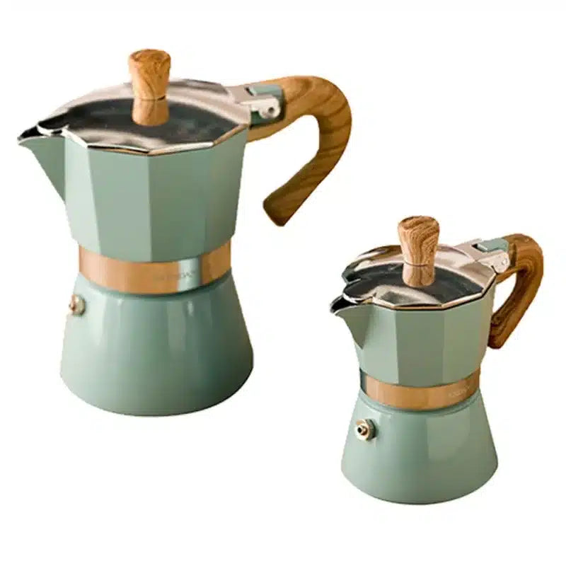 Cafetière à Moka en Aluminium Design Italien 6 Tasses - vue 2