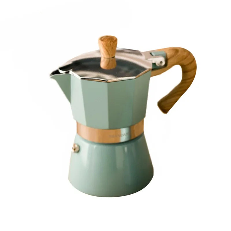 Cafetière à Moka en Aluminium Design Italien 6 Tasses - vue 4