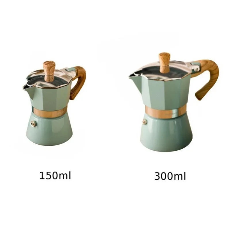 Cafetière à Moka en Aluminium Design Italien 6 Tasses - vue 6