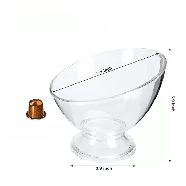 Présentoir à Capsules Nespresso Transparent Design Élégant 18CM - vue 3