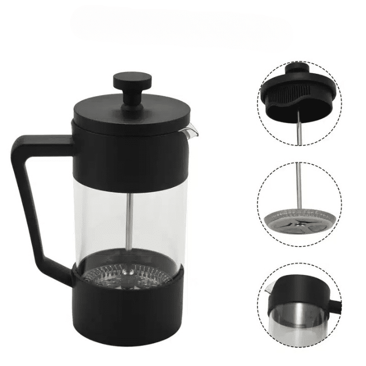 Presse à Café Française en Verre Borosilicate 350ML - vue 4