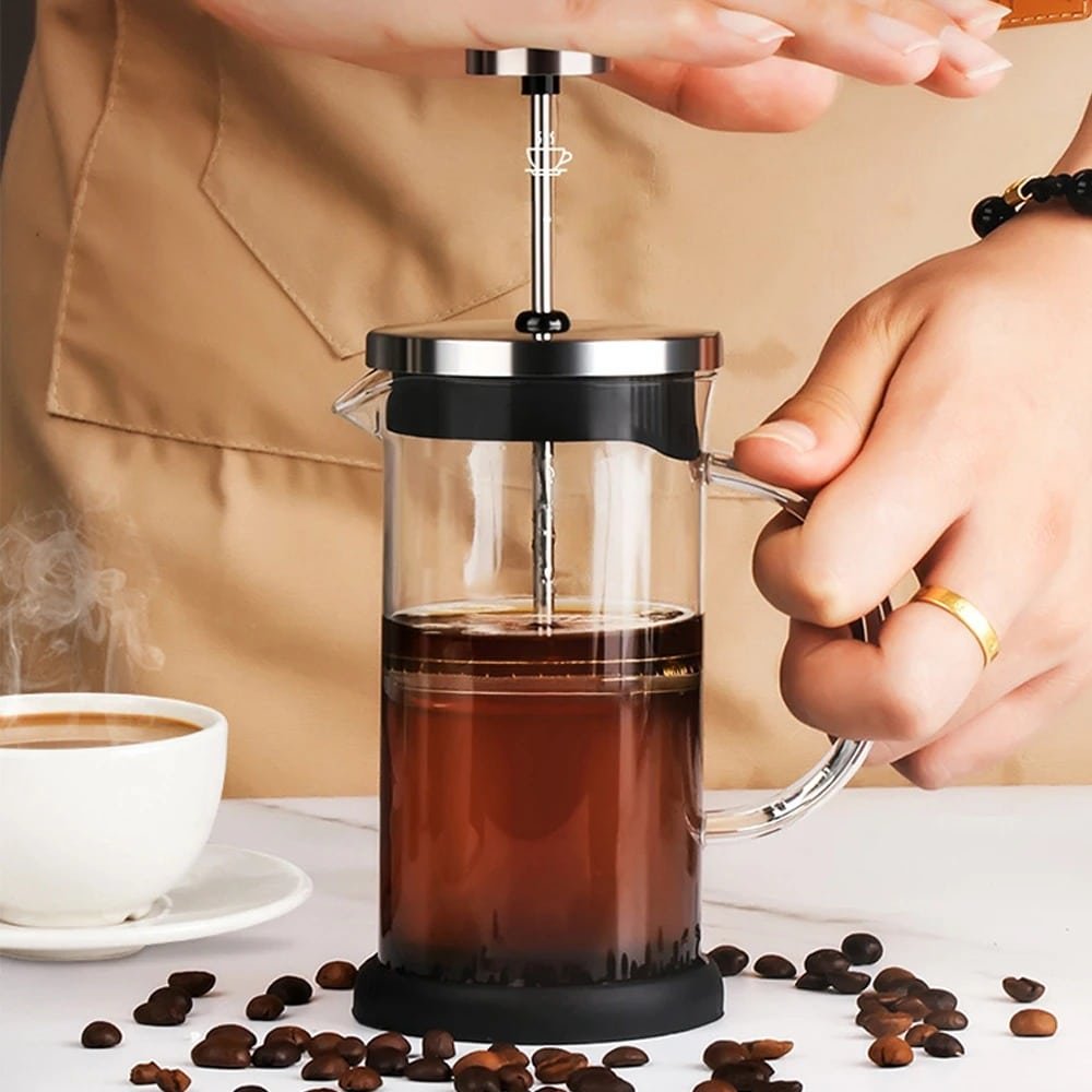 Presse Café Manuel en Acier Inoxydable 600ML - Infusion Parfaite - vue 2
