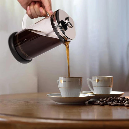 Presse Café Manuel en Acier Inoxydable 600ML - Infusion Parfaite - vue 3