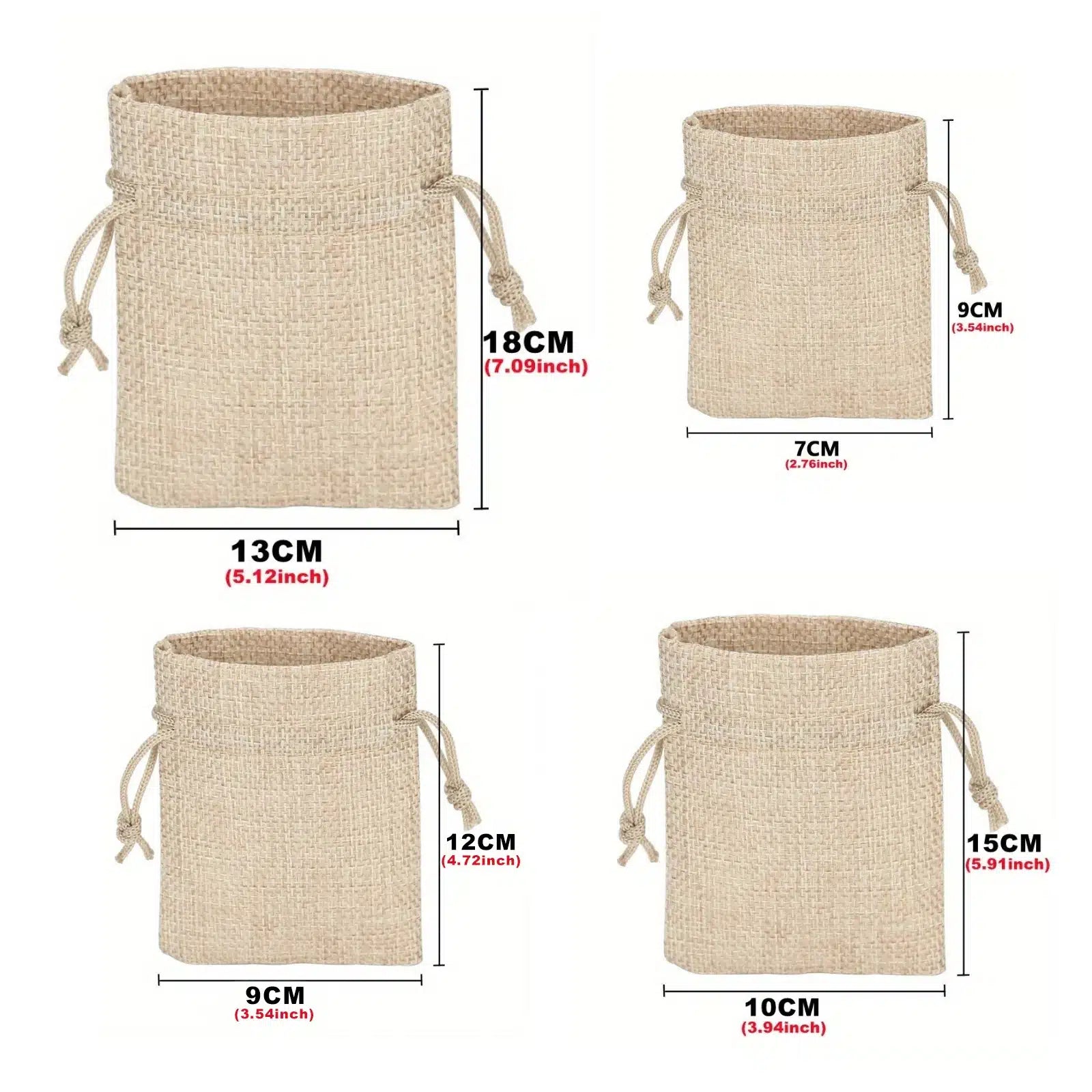 Sac à Café Bio en Toile de Jute Écologique Lot de 50 Pièces - vue 6