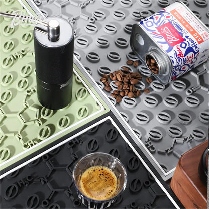 Tapis Barista Antidérapant en PVC pour Préparation de Café 60x40CM - vue 2