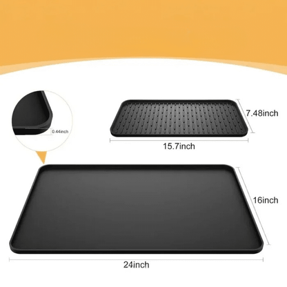 Tapis Barista en Silicone Antidérapant Imperméable 60x40CM - vue 6