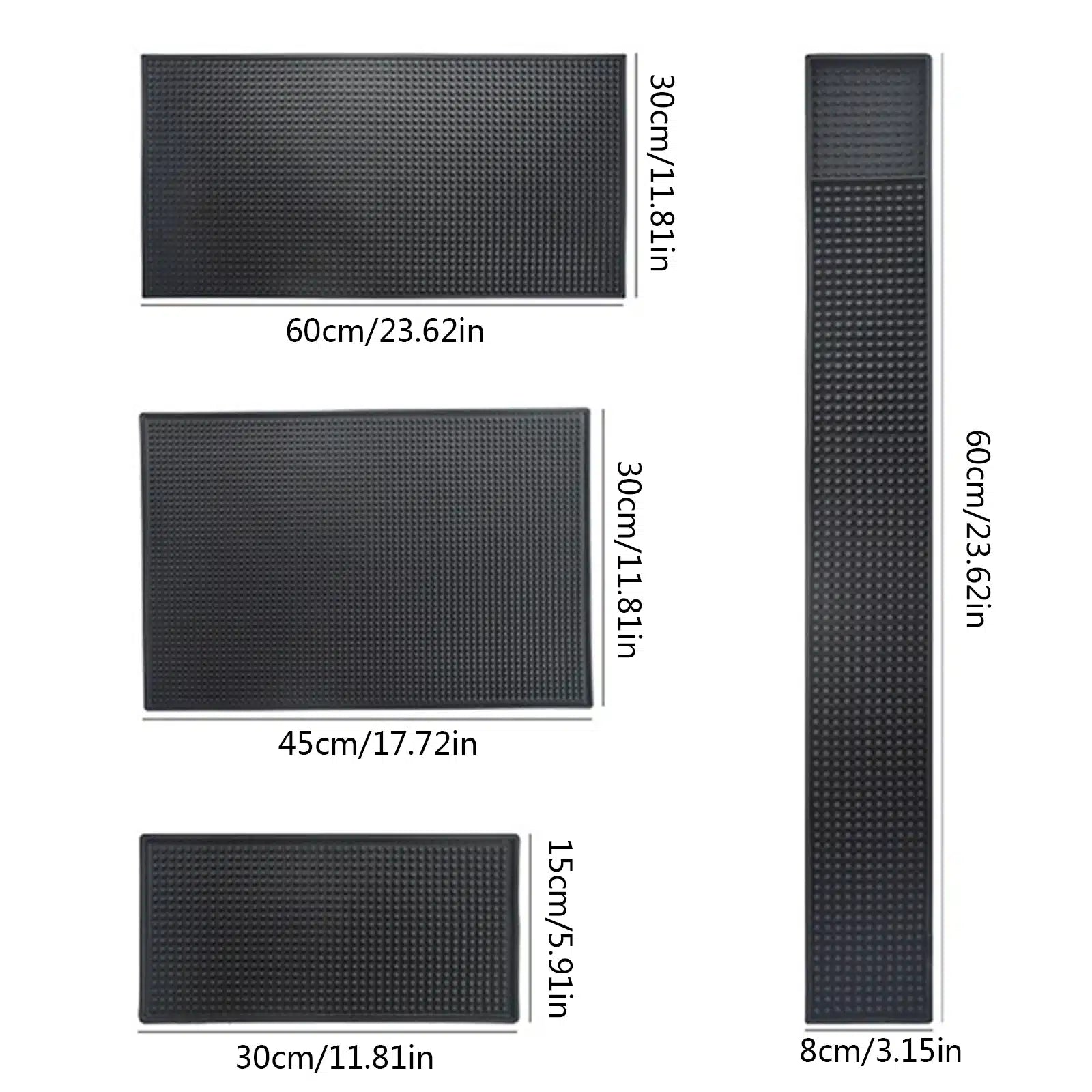 Tapis de Barista en PVC Anti-Dérapant Épais 60x40CM - vue 3