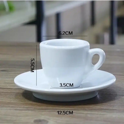 Tasse à Café Bistrot en Porcelaine Blanche Élégance Parisienne 250ML - vue 3