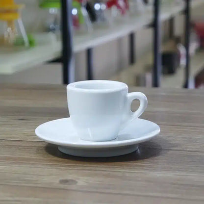 Tasse à Café Bistrot en Porcelaine Blanche Élégance Parisienne 250ML - vue 1
