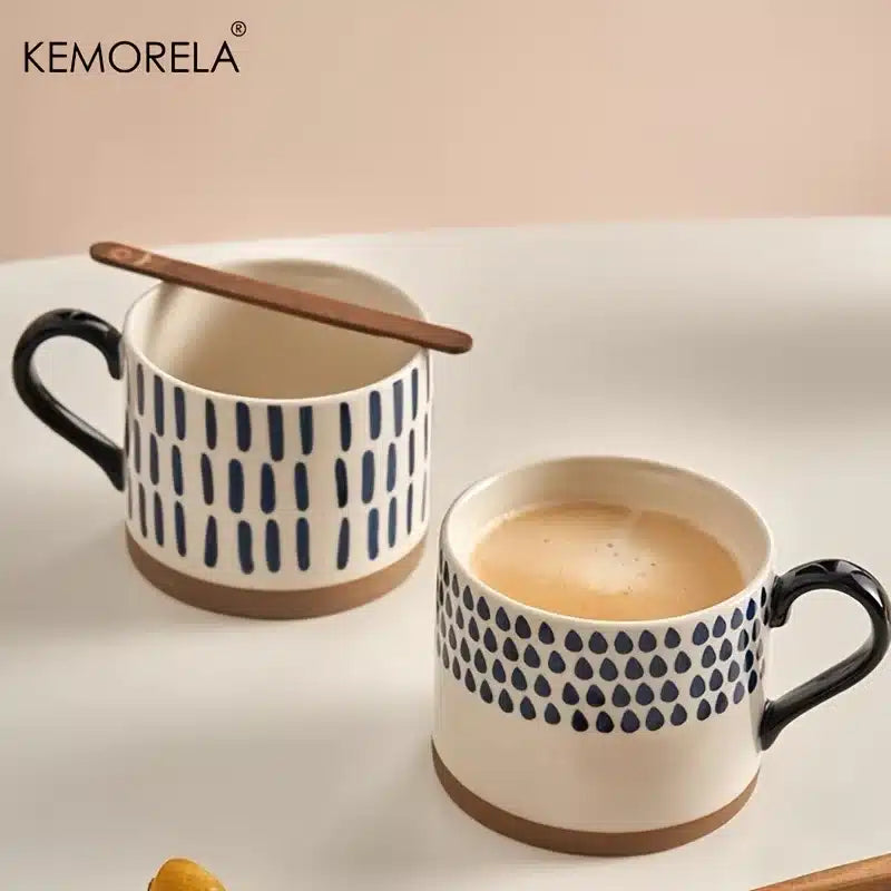 Tasse à Café Céramique Artisanale Style Nordique 300ML - vue 4