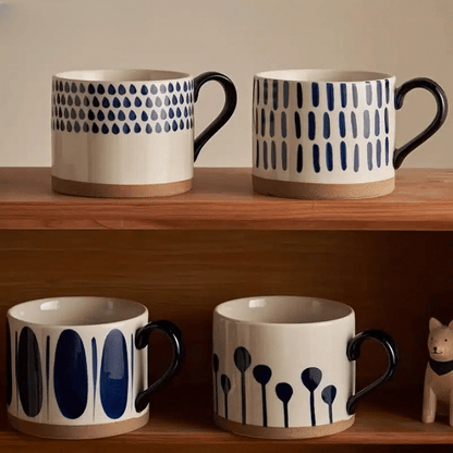 Tasse à Café Céramique Artisanale Style Nordique 300ML - vue 1