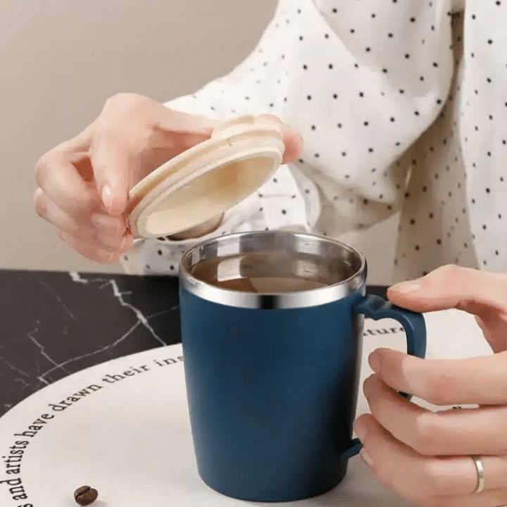 Thermos Mug Café Isotherme en Acier Inoxydable 350ML - vue 1