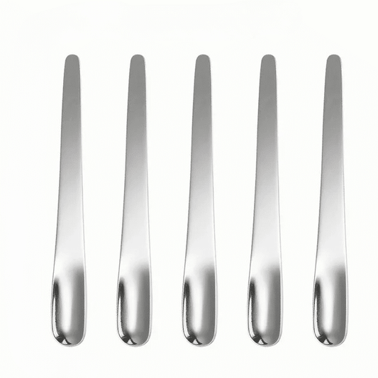Touillettes en Inox Éco-Responsables Lot de 5 pour Café - vue 1
