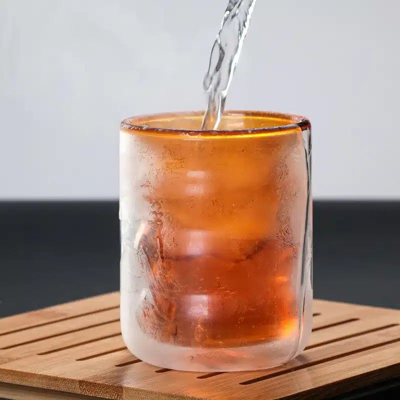 Verre à Café Double Paroi en Verre Isolant 250ML - vue 3