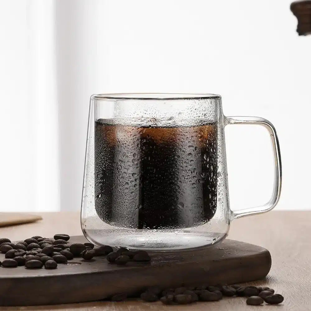 Verres à Latte en Verre Borosilicate Double Paroi 250ML - vue 2